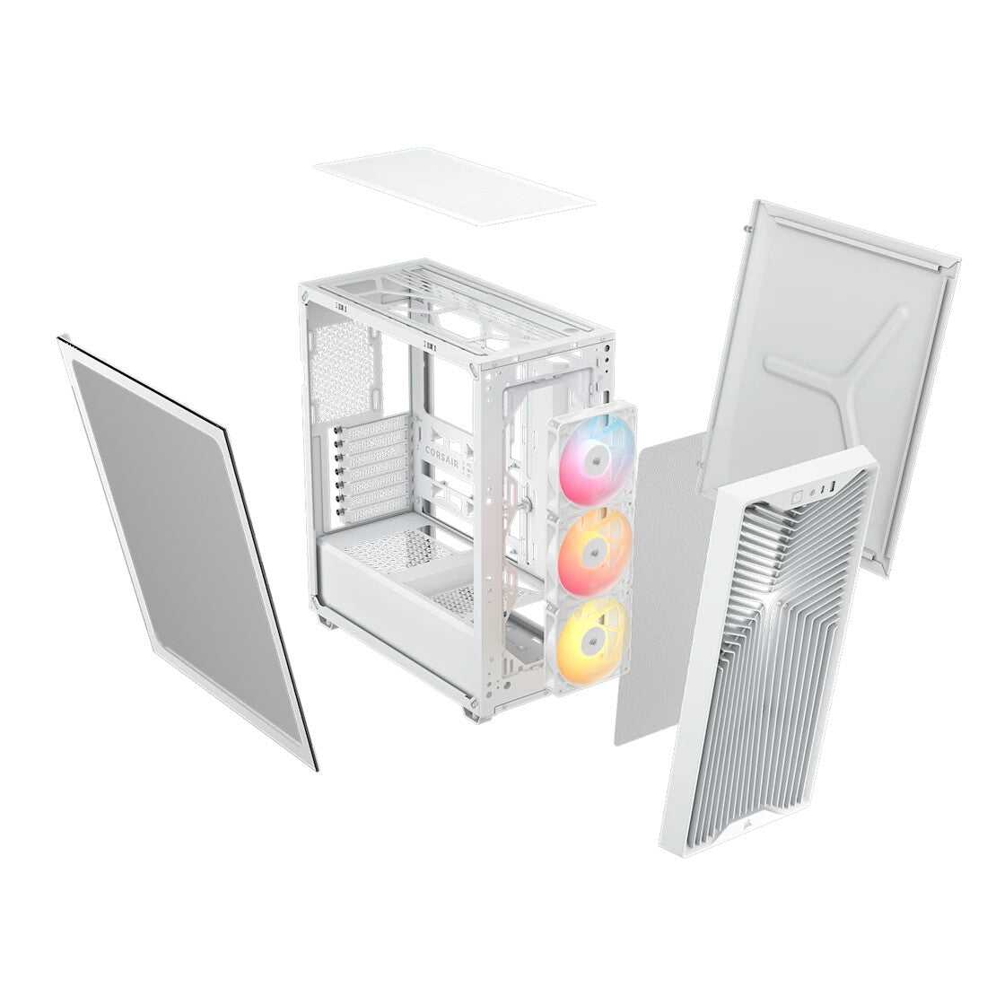 Corsair Midi Tower 3200D RS ARGB PC Case White