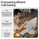 HP 22 -dg0007na Intel® Celeron® N100 54.5 cm (21.4") 1920 x 1080 pixels All-in-One PC 8 GB DDR5-SDRAM 128 GB Flash Windows 11 Home in S mode Wi-Fi 6 (802.11ax) White