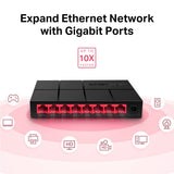Mercusys (MS108G) Switch de bureau non géré Gigabit à 8 ports, boîtier en plastique