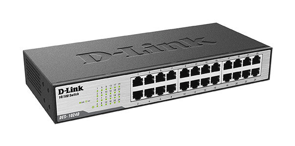 D-Link 24-Port Fast Ethernet Unmanaged Desktop Switch