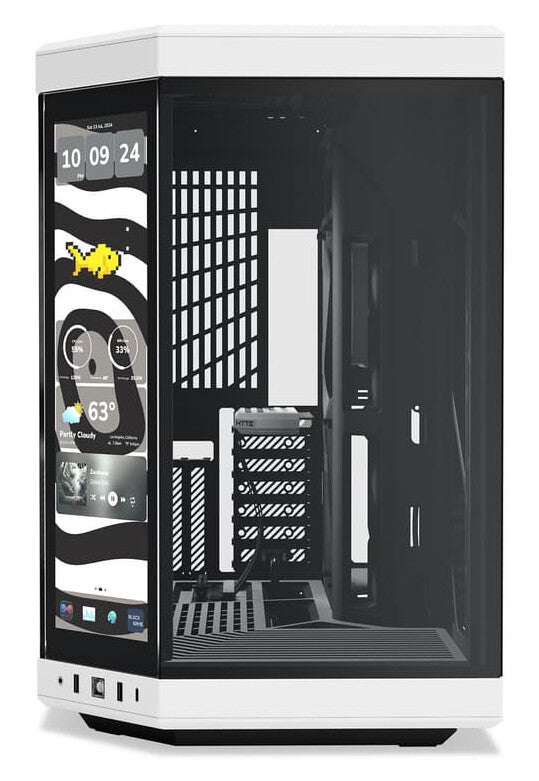 HYTE Y70 Touch Infinite Midi Tower Black, White