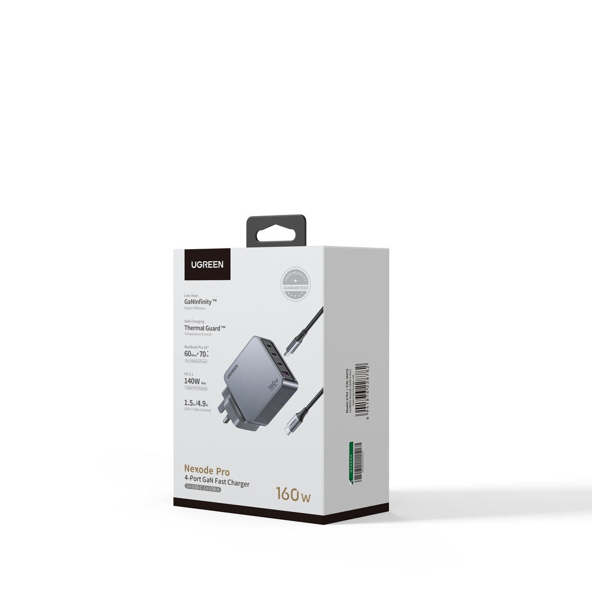 Ugreen Nexode Pro Universal Grey, Silver AC Fast charging Indoor