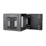 StarTech.com 4-Post 12U Wall Mount Network Cabinet with 1U Shelf, 19" Hinged Wall-Mounted Server Rack for Data / AV / Electronics / Computer Equipment, Flexible Vented Rack Enclosure