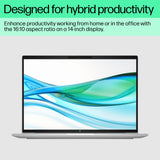 HP ProBook 440 G11 Intel Core Ultra 5 125U Laptop 35.6 cm (14") WUXGA 16 GB DDR5-SDRAM 512 GB SSD Wi-Fi 6E (802.11ax) Windows 11 Pro Silver