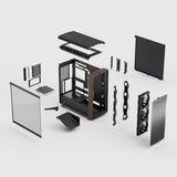 Fractal Design Summit Black TG Light Tint Midi Tower