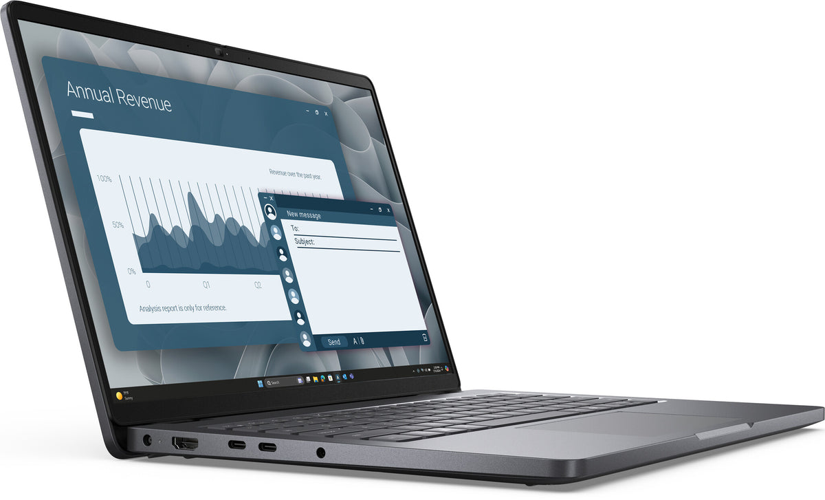 DELL Pro 14 PC14255 AMD Ryzen™ 5 PRO PRO 230 Laptop 35.6 cm (14") Full HD+ 16 GB DDR5-SDRAM 512 GB SSD Wi-Fi 6E (802.11ax) Windows 11 Pro Black UK English