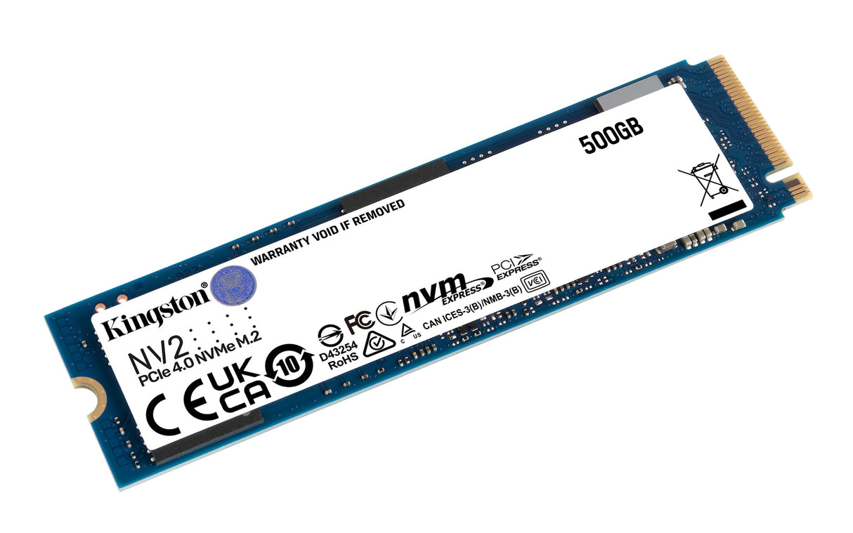 Kingston Technology 500G NV2 M.2 2280 PCIe 4.0 NVMe SSD