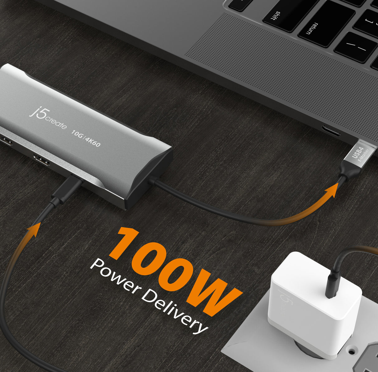 j5create JCD397-N 4K60 Elite USB-C® Multi-Monitor Mini Dock