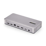 StarTech.com Dual-Monitor USB4 Docking Station, Dual 4K 120Hz or Single 8K 60Hz HDMI, 100W Laptop Charging, 2.5GbE, USB-C Multi-Monitor Dock, Driverless