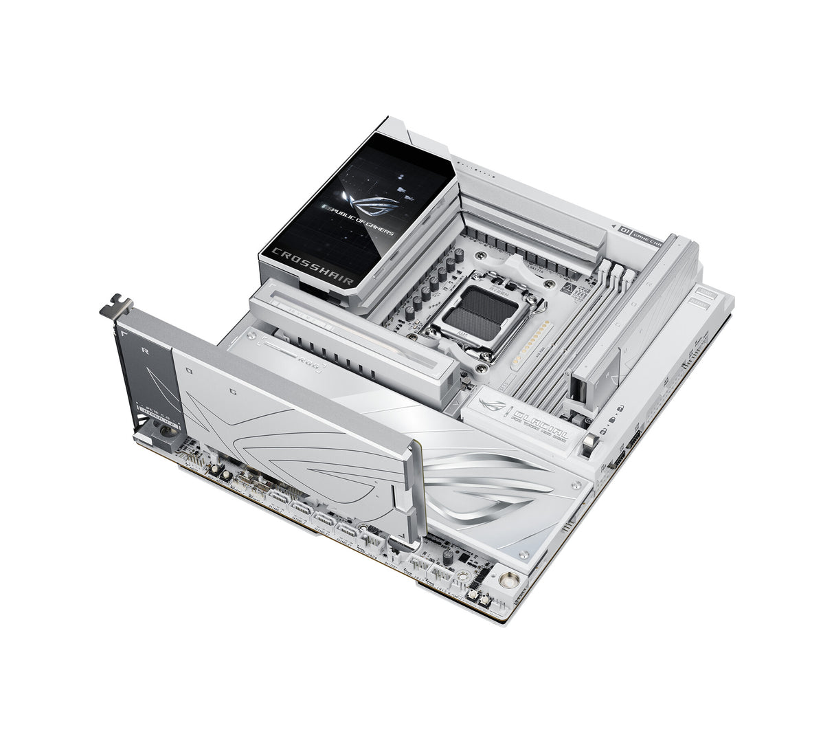 ASUS ROG CROSSHAIR X870E GLACIAL AMD X870E Socket AM5 Extended ATX