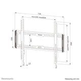 Neomounts WL30-550BL16 TV mount wall 42-86" - ultra-flat - easy install