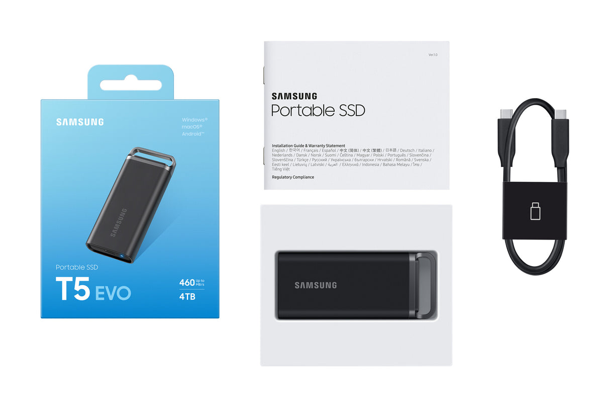 Samsung MU-PH4T0S 4 TB 3.2 Gen 1 (3.1 Gen 1) Black