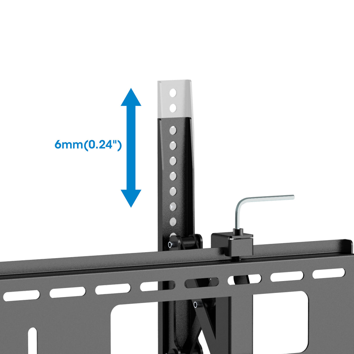 Manhattan Wall Mount With Extension for TV & Monitors (Tiltable Anti Theft), For screens 37" to 100", VESA compatibility: all between 200x200mm to 800x400mm - check the dimensions of the four mounting holes on back of screen to ensure it fits, Max 75kg, B