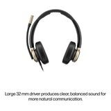 HP Poly Mission 825 Stereo USB Wired Headset (Bulk)