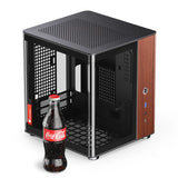 Jonsbo TK-0 BLACK computer case Black, Wood