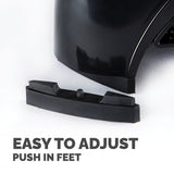 Fellowes Computer Monitor Stand with 3 Height Adjustments - Smart Suites Monitor Riser - Ergonomic Adjustable Monitor Stand for Computers - Max Weight 10KG/Max Size 21" - Black