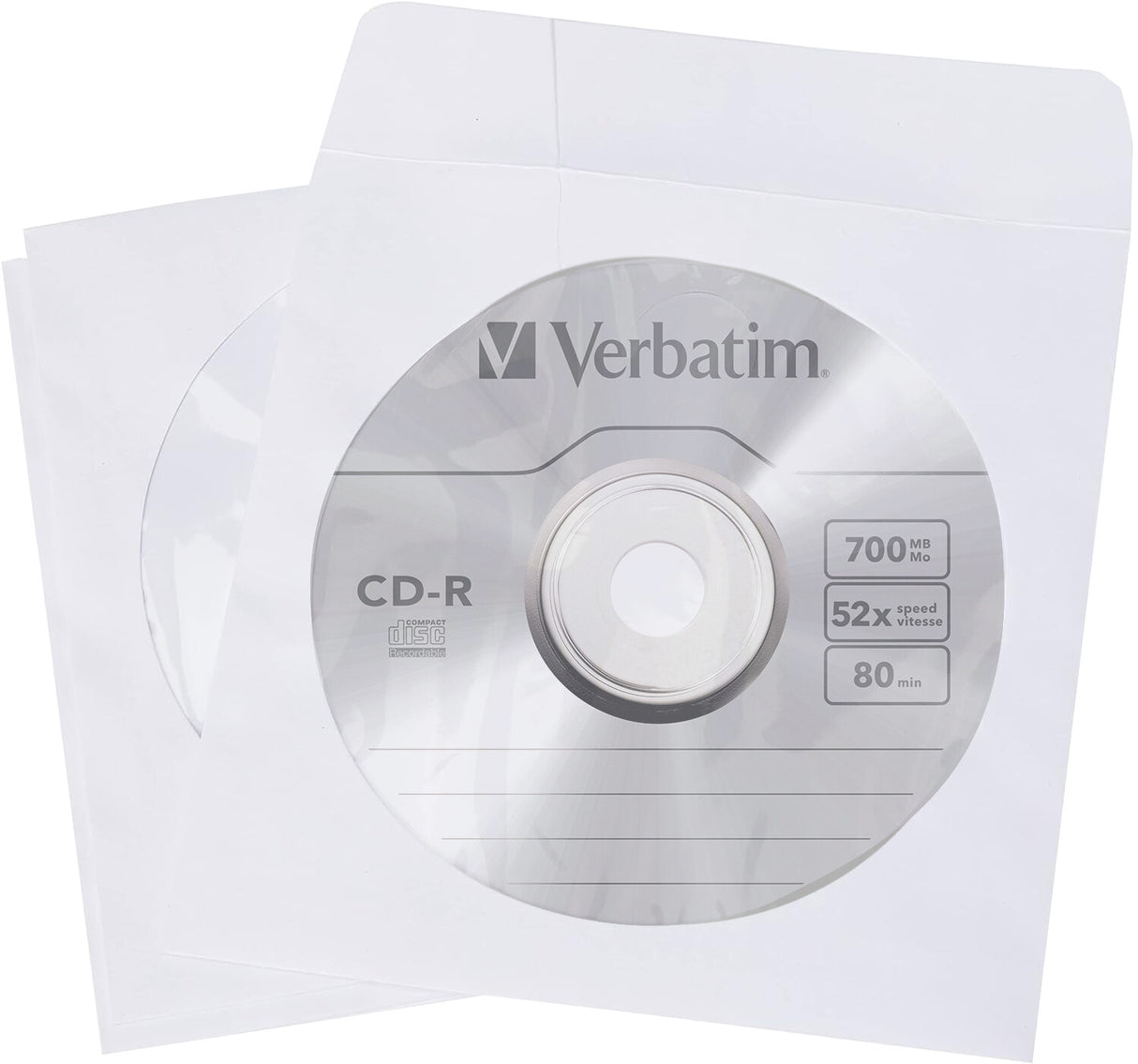 Verbatim CD Sleeves 50pk