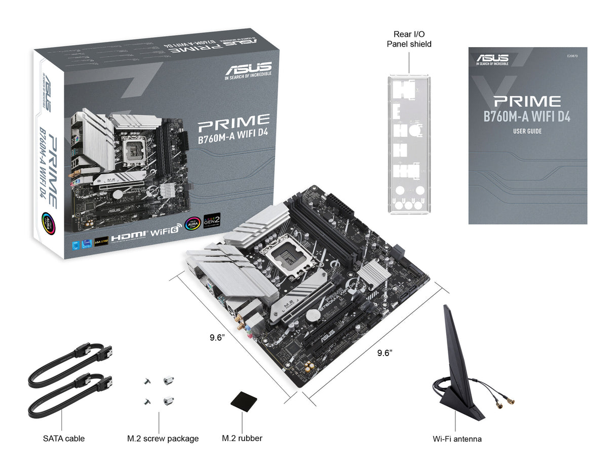 ASUS PRIME B760M-A WIFI D4 Intel B760 LGA 1700 micro ATX