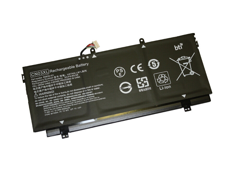 BTI 901308-421 compatible 57.9Wh 3-cell battery for HP Envy 13-AB
