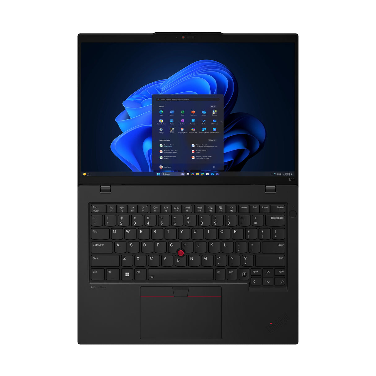 Lenovo ThinkPad L14 Gen 6 (Intel) Intel Core Ultra 7 255U Laptop 35.6 cm (14") WUXGA 16 GB DDR5-SDRAM 512 GB SSD Wi-Fi 6E (802.11ax) Windows 11 Pro UK English Black