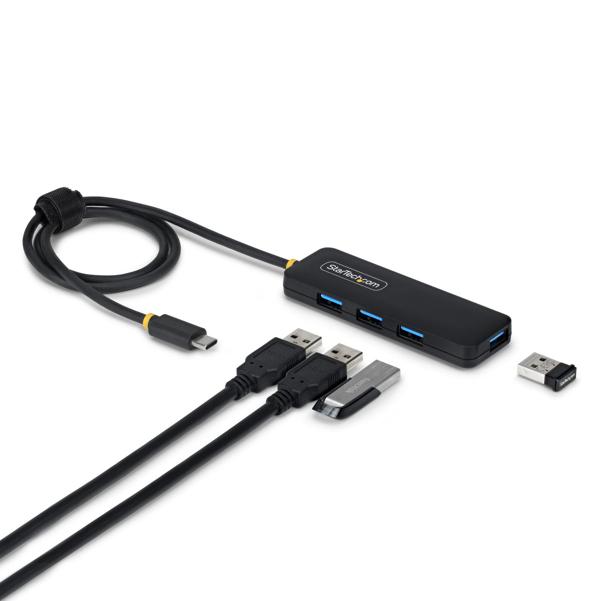 Bus Usb Computer StarTech.com 4-Port USB-C Hub, 5Gbps, Bus Powered, USB-C to 4x USB-A M ...