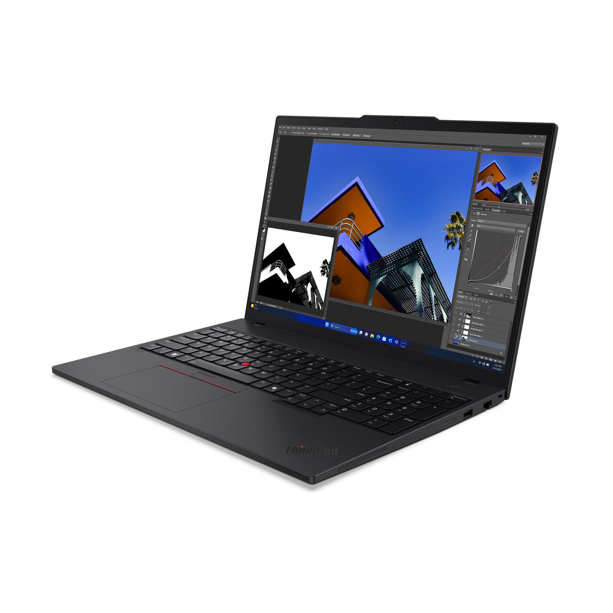 Lenovo ThinkPad T16 Gen 3 Intel Core Ultra 5 125U Laptop 40.6 cm (16") Touchscreen WUXGA 16 GB DDR5-SDRAM 512 GB SSD Wi-Fi 6E (802.11ax) Windows 11 Pro UK English Black