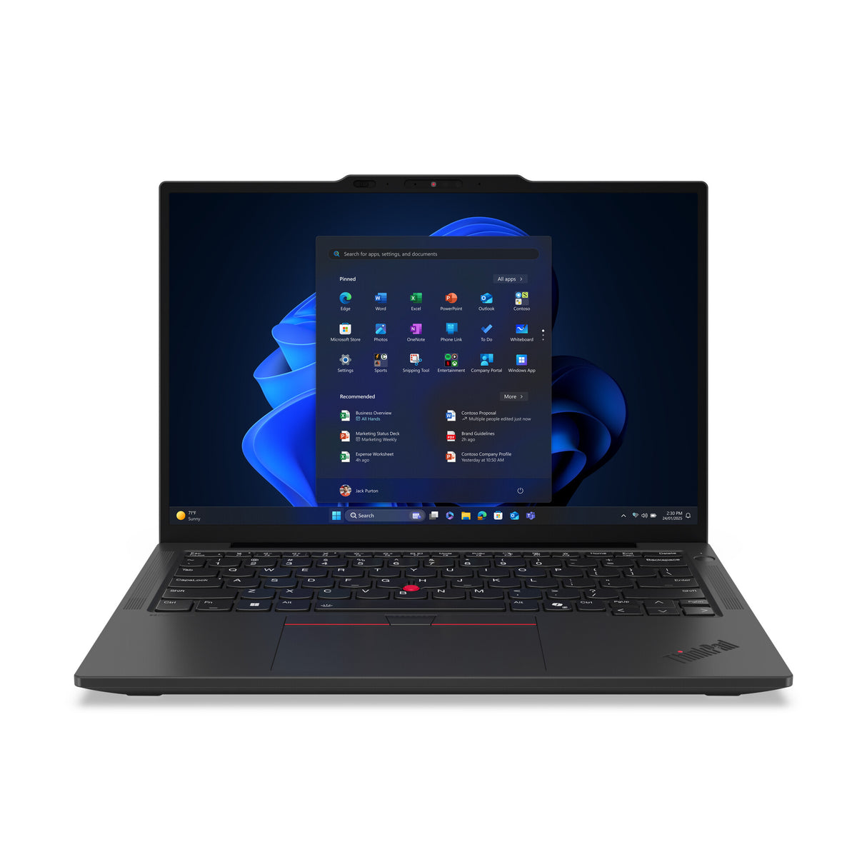 Lenovo ThinkPad X13 Gen 6 (Intel) Intel Core Ultra 5 225U Laptop 33.8 cm (13.3") WUXGA 16 GB 512 GB SSD Wi-Fi 6E (802.11ax) Windows 11 Pro Black English