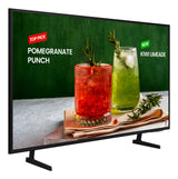 Samsung LH50BEDHLGKXXU Signage Display Digital signage flat panel 127 cm (50") LED Wi-Fi 4K Ultra HD Black Tizen 16/7