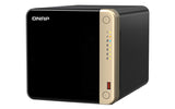 QNAP TS-464 NAS Tower Intel® Celeron® N5095 8 GB DDR4 0 TB QNAP QTS Black