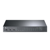 TP-LINK (TL-SL1311MP) Switch PoE+ de bureau non géré à 8 ports, 8 ports 10/100 Mbps + 2 ports Gigabit RJ45 et 1 Gigabit SFP