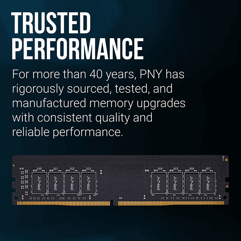 PNY MD8GSD43200-SI memory module 8 GB 1 x 8 GB DDR4 288-pin DIMM