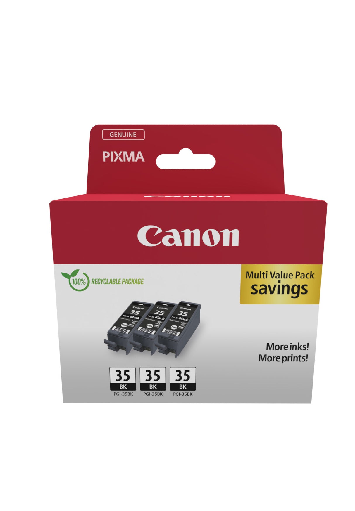 Canon 1509B028 ink cartridge 3 pc(s) Original Black