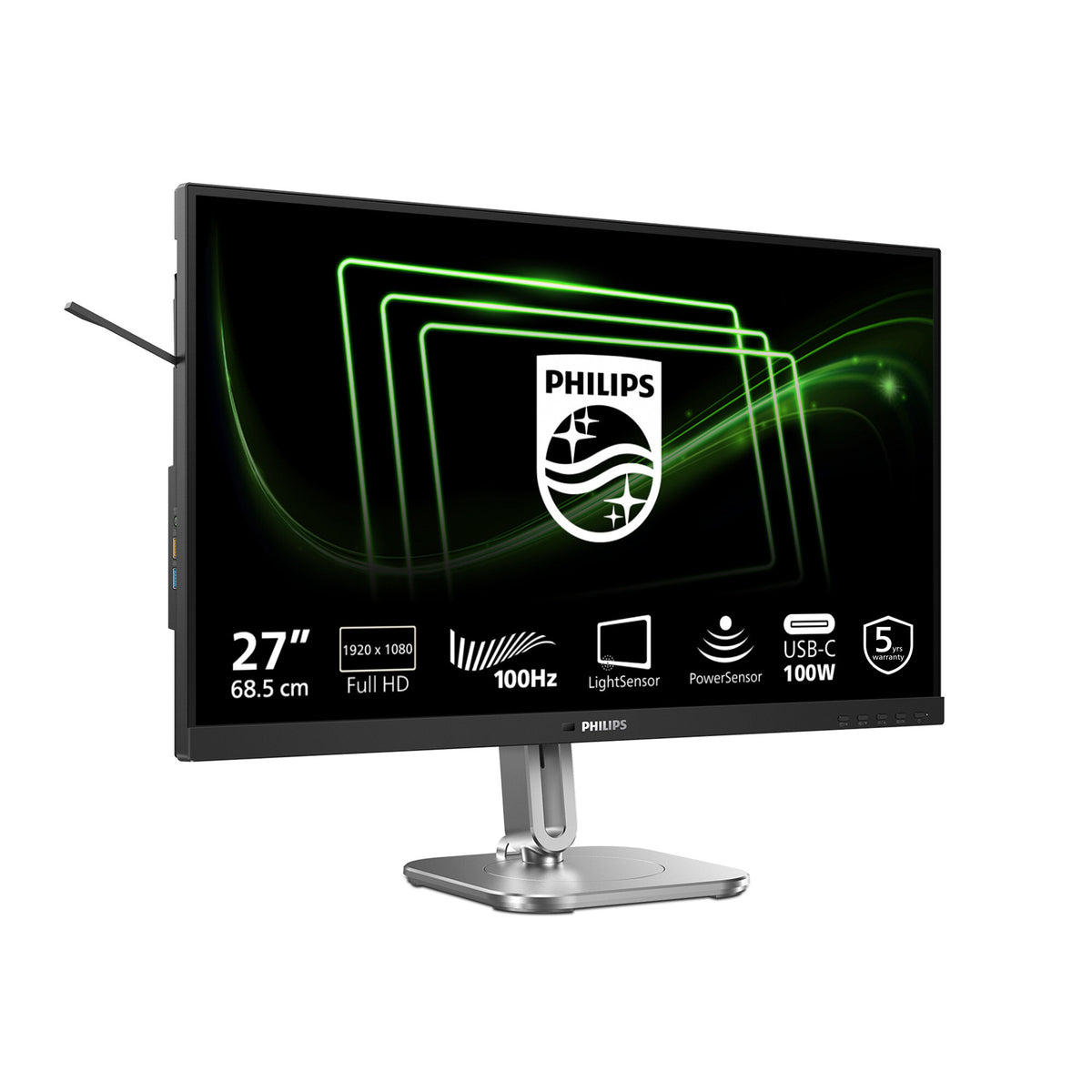 Philips 5000 series 27B2G5500/00 computer monitor 68.6 cm (27") 2560 x 1440 pixels Quad HD LCD Anthracite