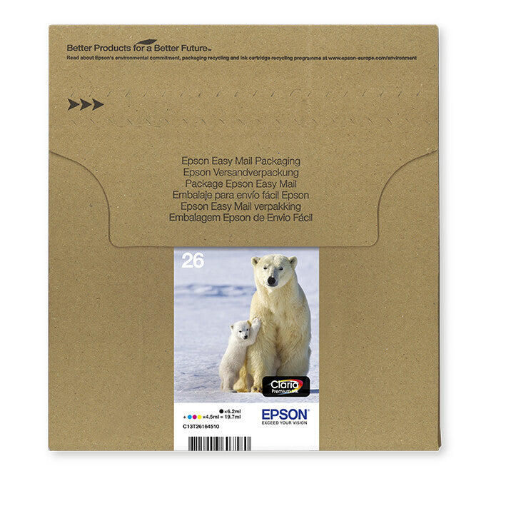 Epson Polar bear 26 Claria Premium Multipack 4-colours EasyMail Ink