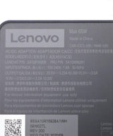 Lenovo 5A10W86261 power adapter/inverter Indoor 65 W Black