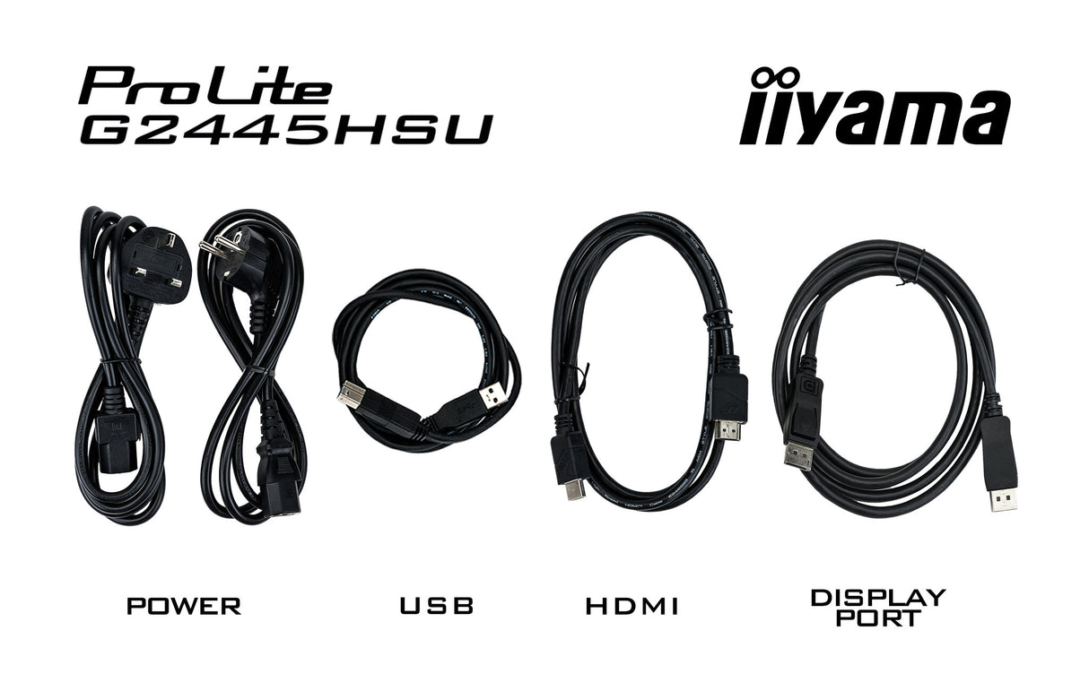 iiyama G-MASTER Get ahead with the G2445HSU Black Hawk monitor with IPS Panel Technology and 1ms MPRT