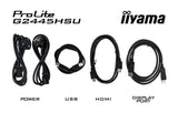 iiyama G-MASTER Get ahead with the G2445HSU Black Hawk monitor with IPS Panel Technology and 1ms MPRT
