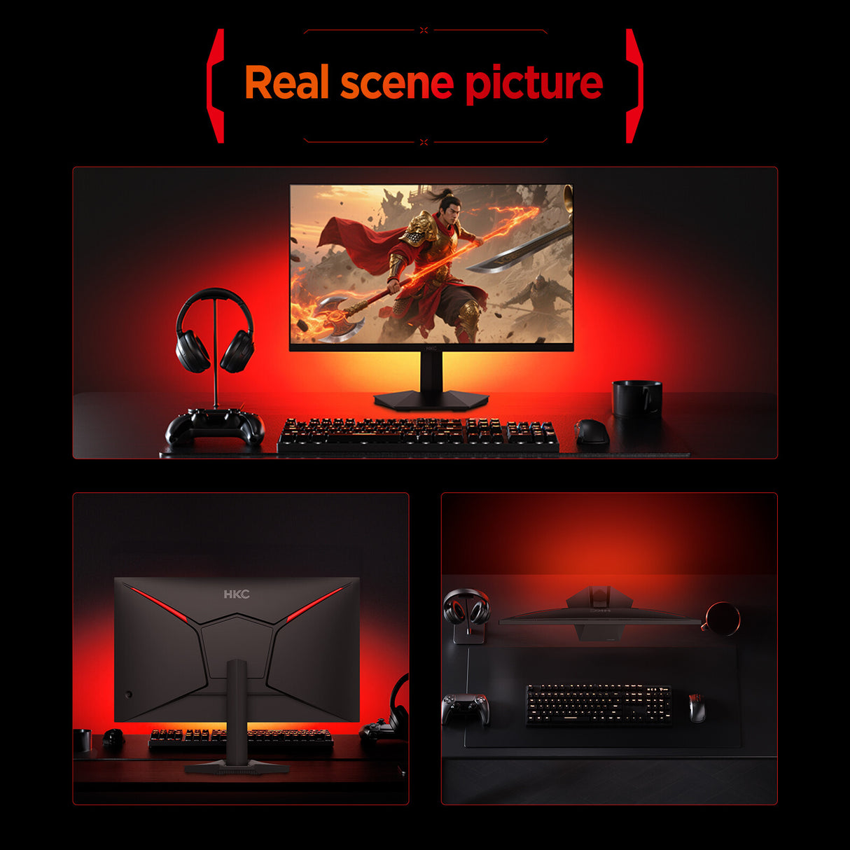 HKC G27H3D 27 Monitor computer monitor 68.6 cm (27") 1920 x 1080 pixels Full HD