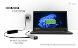 i-tec Metal USB-C Charging HUB 5port with USB-C video 8K + Power Delivery 85W