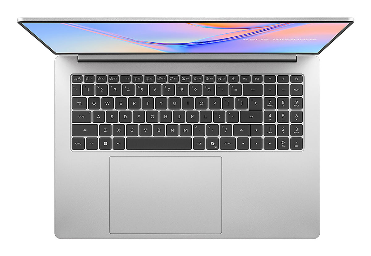 ASUS Vivobook S16 S5652MA-TK097W Intel Core 7 350 Laptop 40.6 cm (16") WUXGA 16 GB LPDDR5x-SDRAM 512 GB SSD Wi-Fi 6 (802.11ax) Windows 11 Home Silver