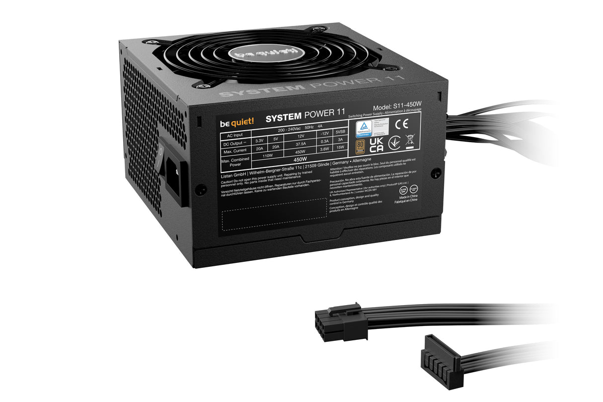 be quiet! System Power 11 450W power supply unit 20+4 pin ATX ATX Black