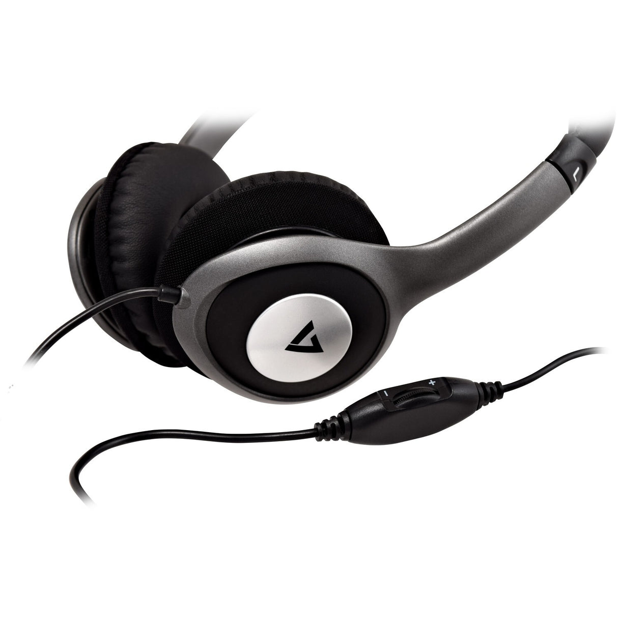 V7 HA520-2EP headphones/headset Wired Head-band Music Black, Silver