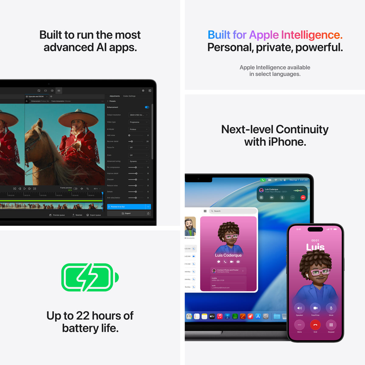 Apple MacBook Pro 14-inch : M5 Pro chip with 15‑core CPU and 16‑core GPU, 24GB, 2TB SSD - Silver