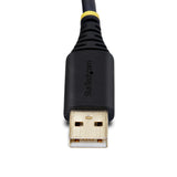 StarTech.com 3.3ft (1m) USB to Null Modem Serial Adapter Cable, Interchangeable DB9 Screws/Nuts, COM Retention, USB-A to RS232, FTDI, Level-4 ESD Protection, Windows/macOS/ChromeOS/Linux - Rugged TPE Construction