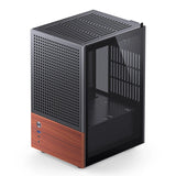 Jonsbo T6 Midi Tower Black, Wood