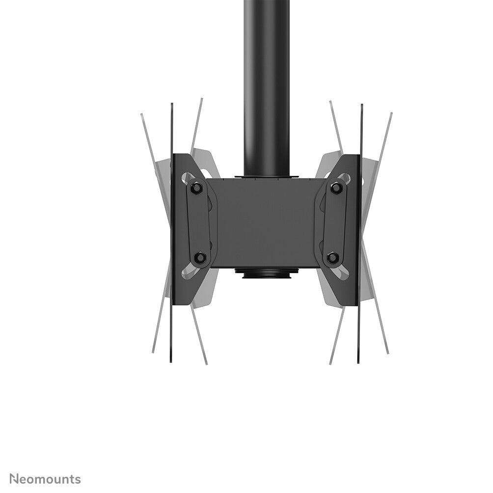 Neomounts CL35-340BL22 Dual monitor/TV mount ceiling 23-42" - h 106-156 cm