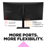 OMEN by HP 34 inch WQHD 165Hz Curved Gaming Monitor - OMEN 34c