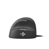 R-Go Tools Ergonomic mouse R-Go HE Break with break software, medium (hand size 165-185 mm), left-handed, Wired, black