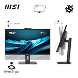 MSI Pro AP272P 14M Intel Core i5 14400 All in One PC, (16GB RAM, 512GB SSD, Windows 11PRO), 27 Inch IPS Screen/UHD Graphics/Type-C/USB/LAN/HDMI/DP/WiFi 6E/BT 5.3/VESA