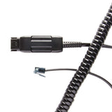 V7 BL-09+P telephone cable 2 m Black